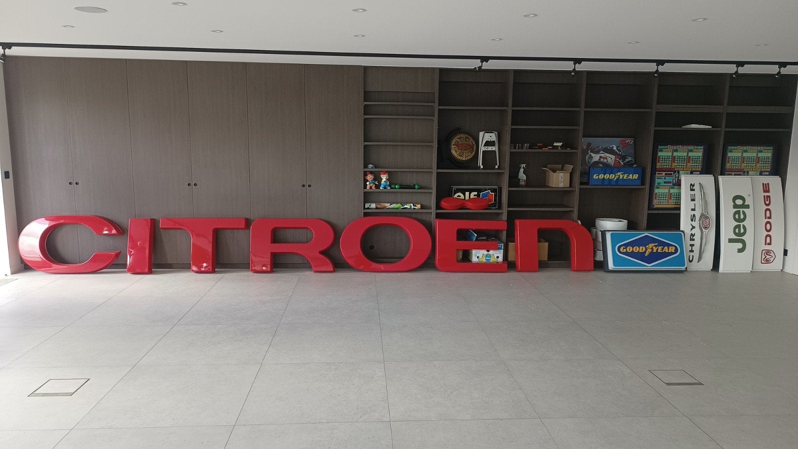 Lichtreclame Citroën met verlichting, Verzamelen, Merken en Reclamevoorwerpen, Ophalen, Zo goed als nieuw