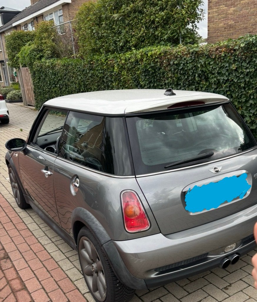 Mini cooper S r53 2004, Autos, Cuir, Achat, Boîte manuelle, Noir