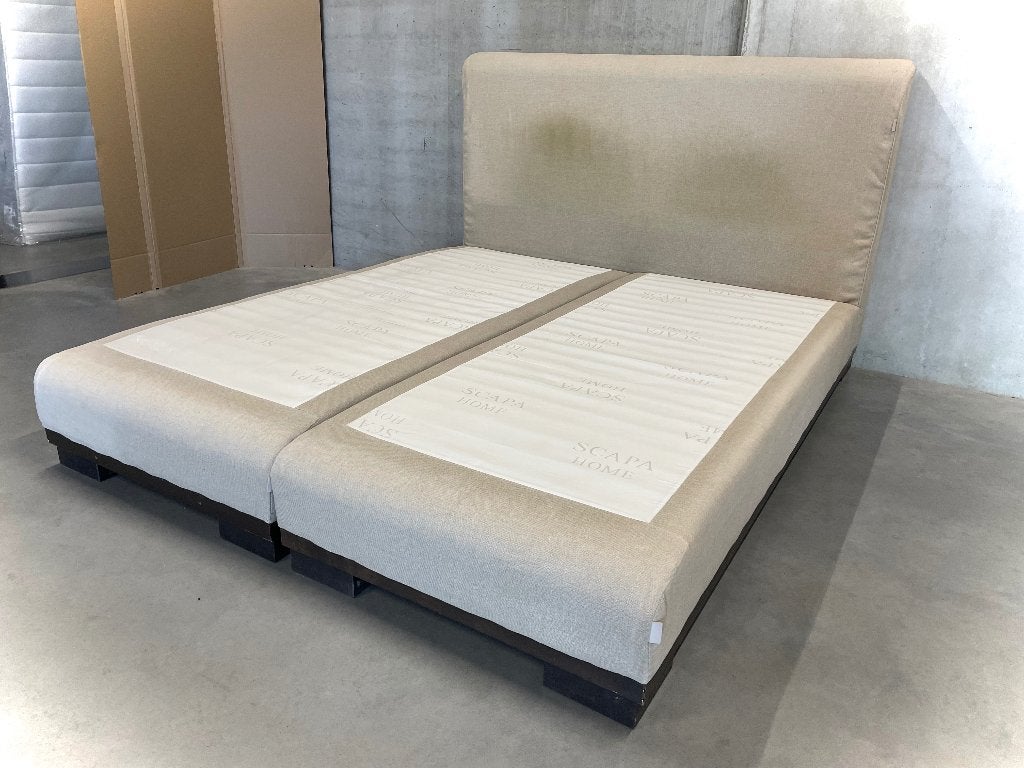 Boxspring scapa 180x200cm - met of zonder matras, Huis en Inrichting, Ophalen, Gebruikt, Tweepersoons, 180 cm
