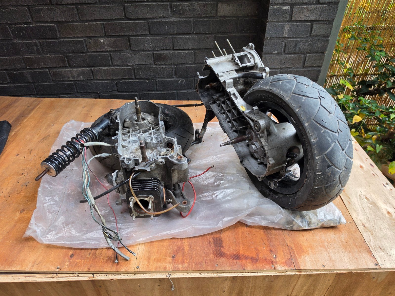 Piaggio zip 2takt onderdelen, Ophalen