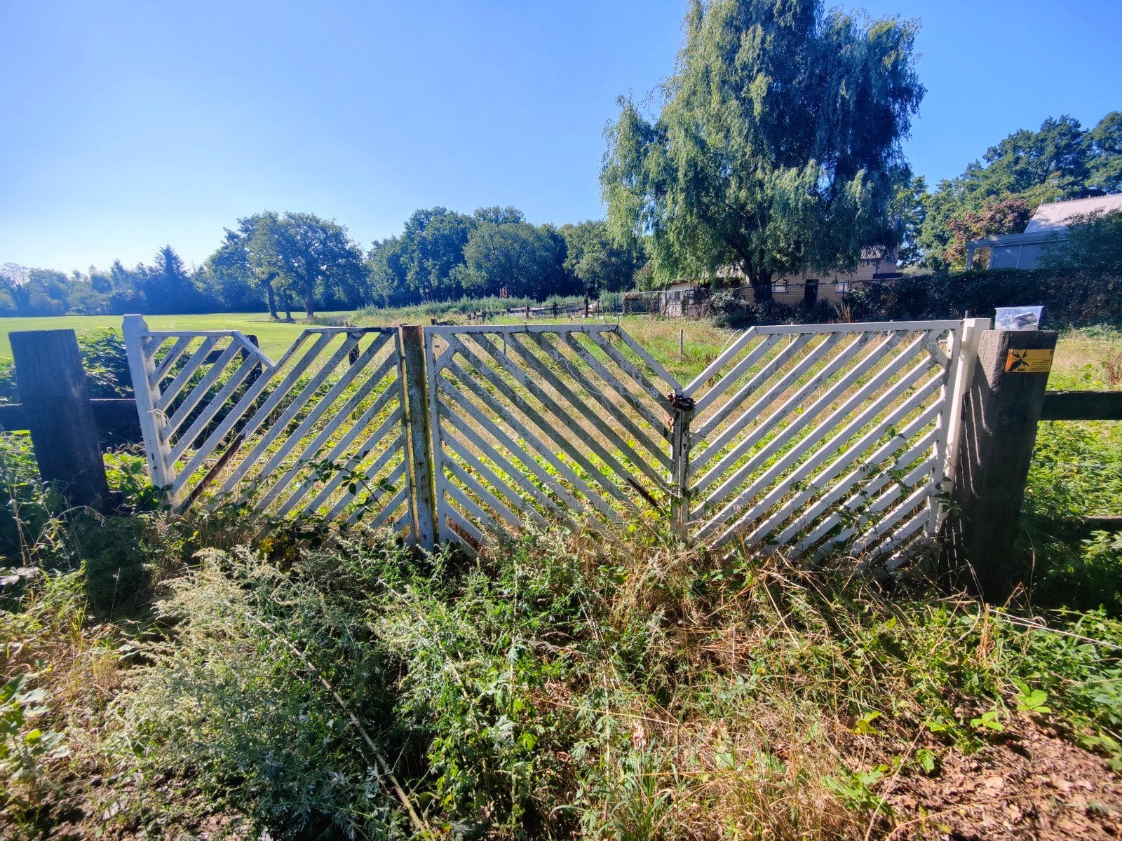 Ijzeren poort ter renovatie, Ophalen