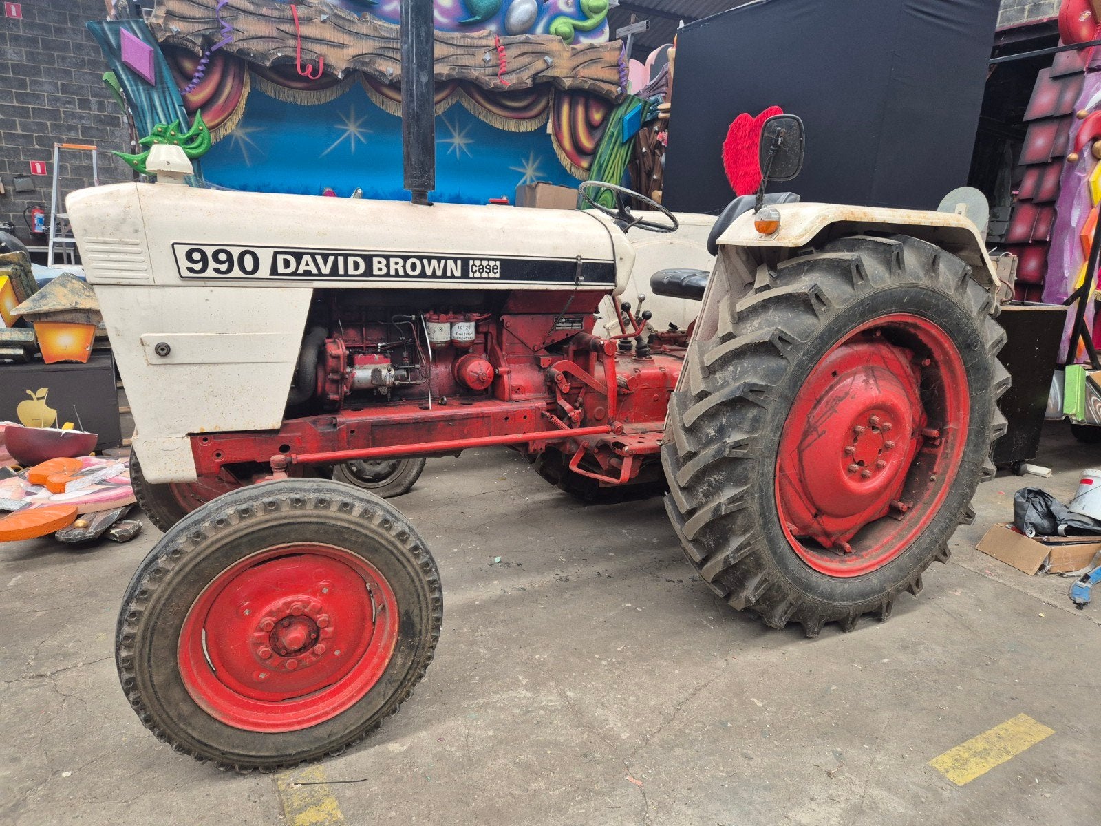 tractor te koop, Ophalen