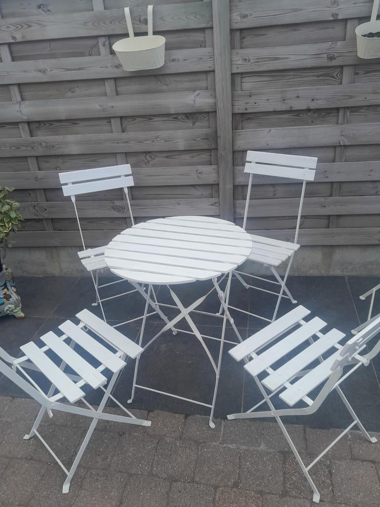Gerestaureerd oud tuinset, Tuin en Terras, Tuinsets en Loungesets, Ophalen, Tuinset