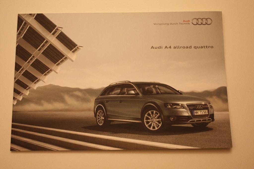 Audi A4 Allroad Quattro brochure 2009, Livres, Enlèvement ou Envoi, Neuf, Audi