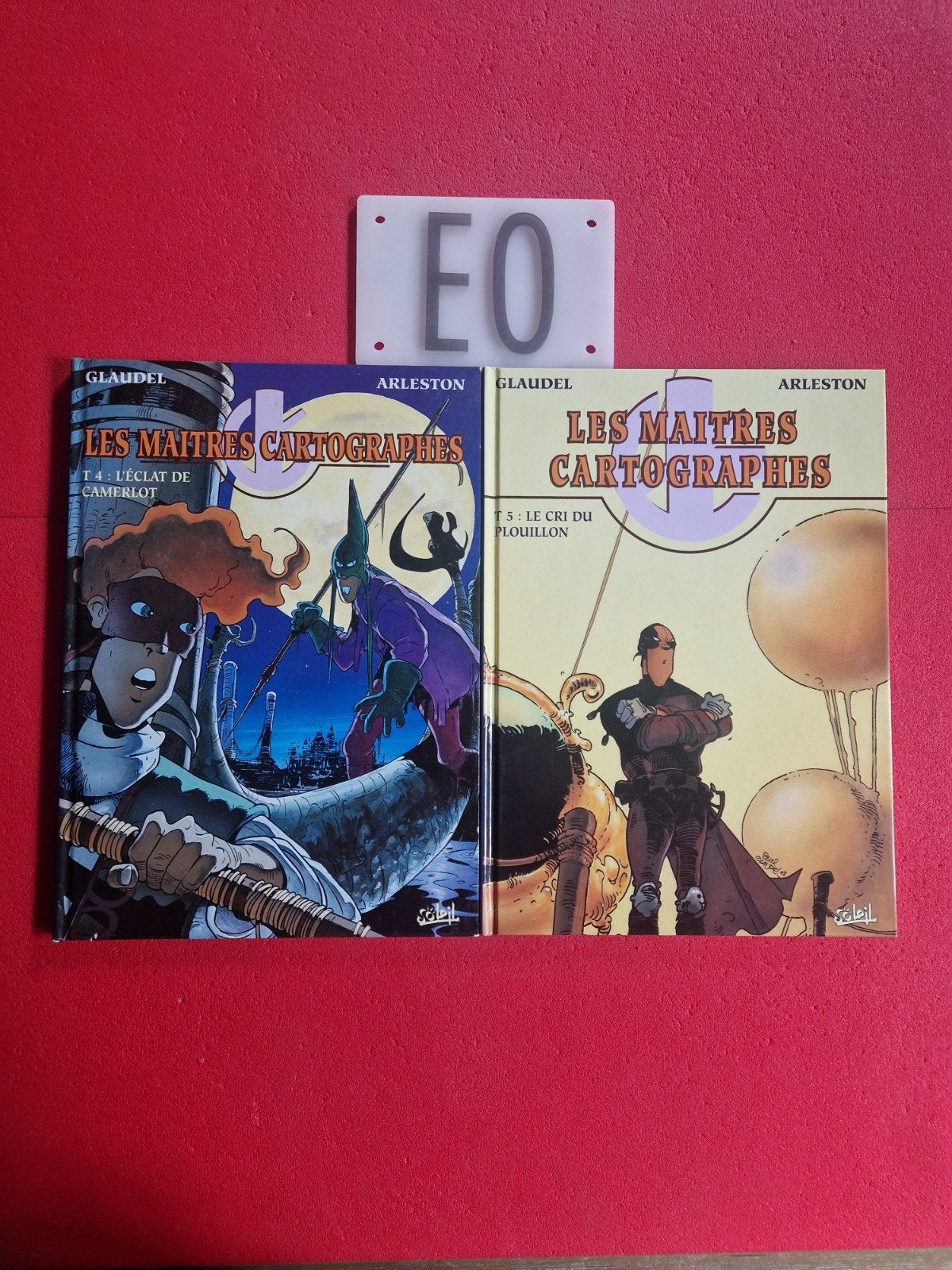 lot de 2 bd les maîtres cartographes 4 et 5,EO, Livres, Enlèvement ou Envoi