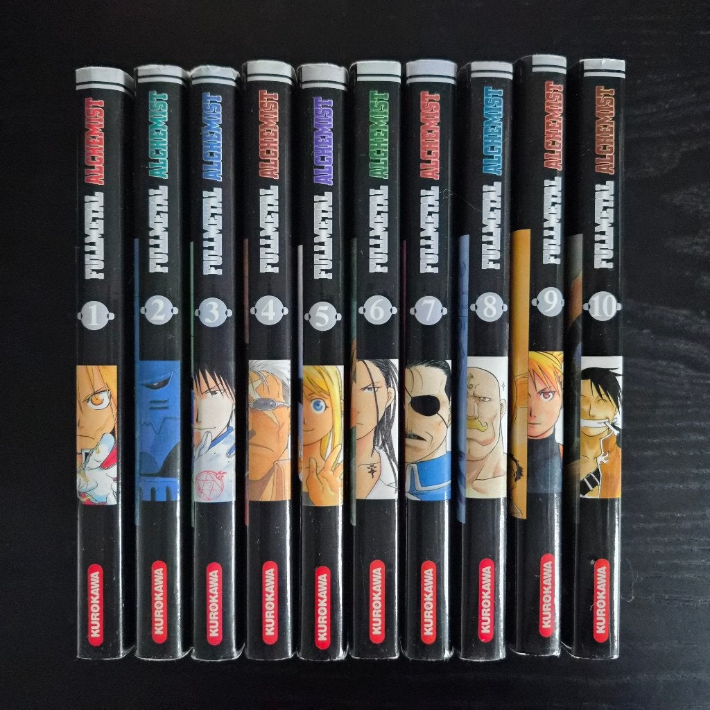 Mangas Fullmetal Alchemist 1 à 10 - Kurokawa, Livres, Série complète ou Série, Enlèvement, Utilisé, Japon (Manga)