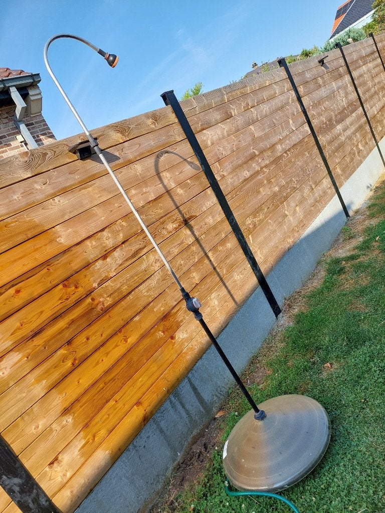 Zonnedouche voor tuin met warm of koud water, Ophalen, Gebruikt
