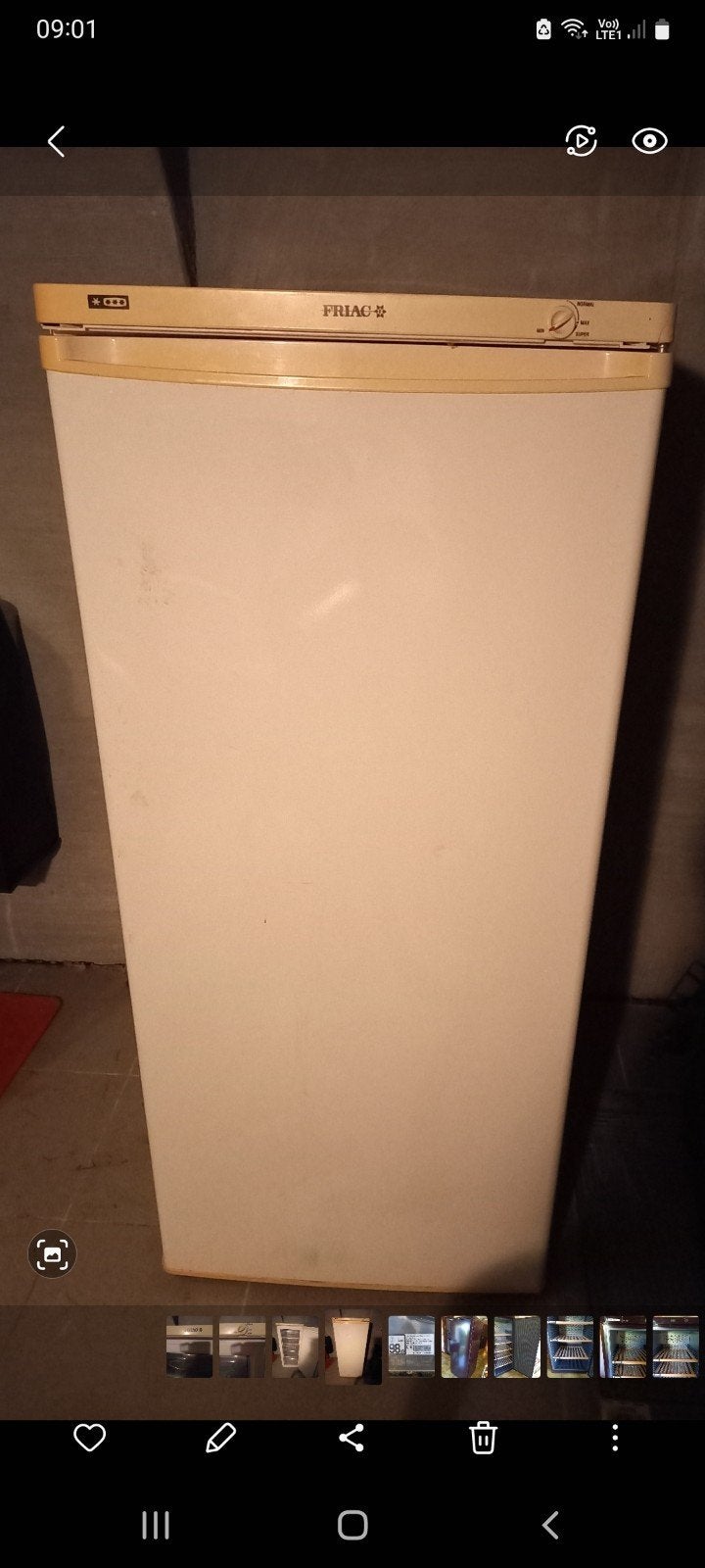 Friac diepvries, Electroménager, Congélateurs, Moins de 60 cm, Congélateur, 120 à 140 cm, Enlèvement