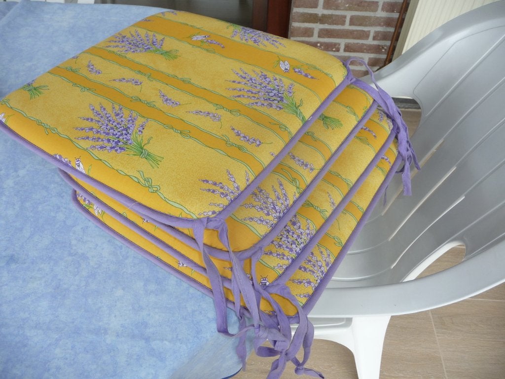 Coussin de chaise de jardin (4 pièces), Jardin & Terrasse, Enlèvement ou Envoi, Comme neuf
