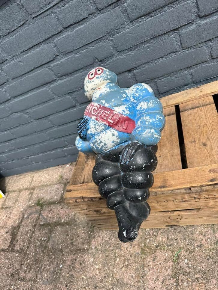 Vintage Michelin Bibendum Beeld - Decoratief en Uniek