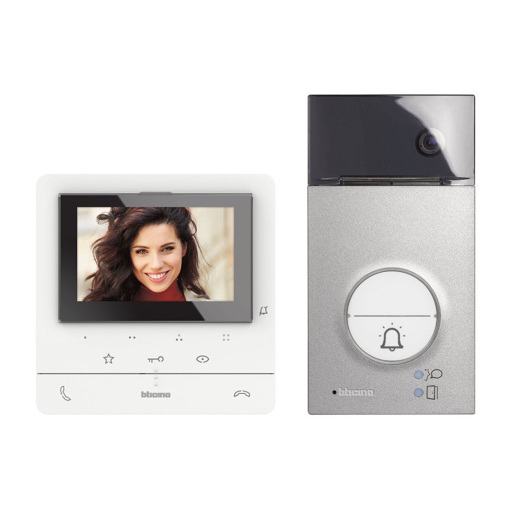 Kit btcino videophone, Huis en Inrichting, Deurbellen, Ophalen, Ingebouwde camera, Nieuw, Bedraad