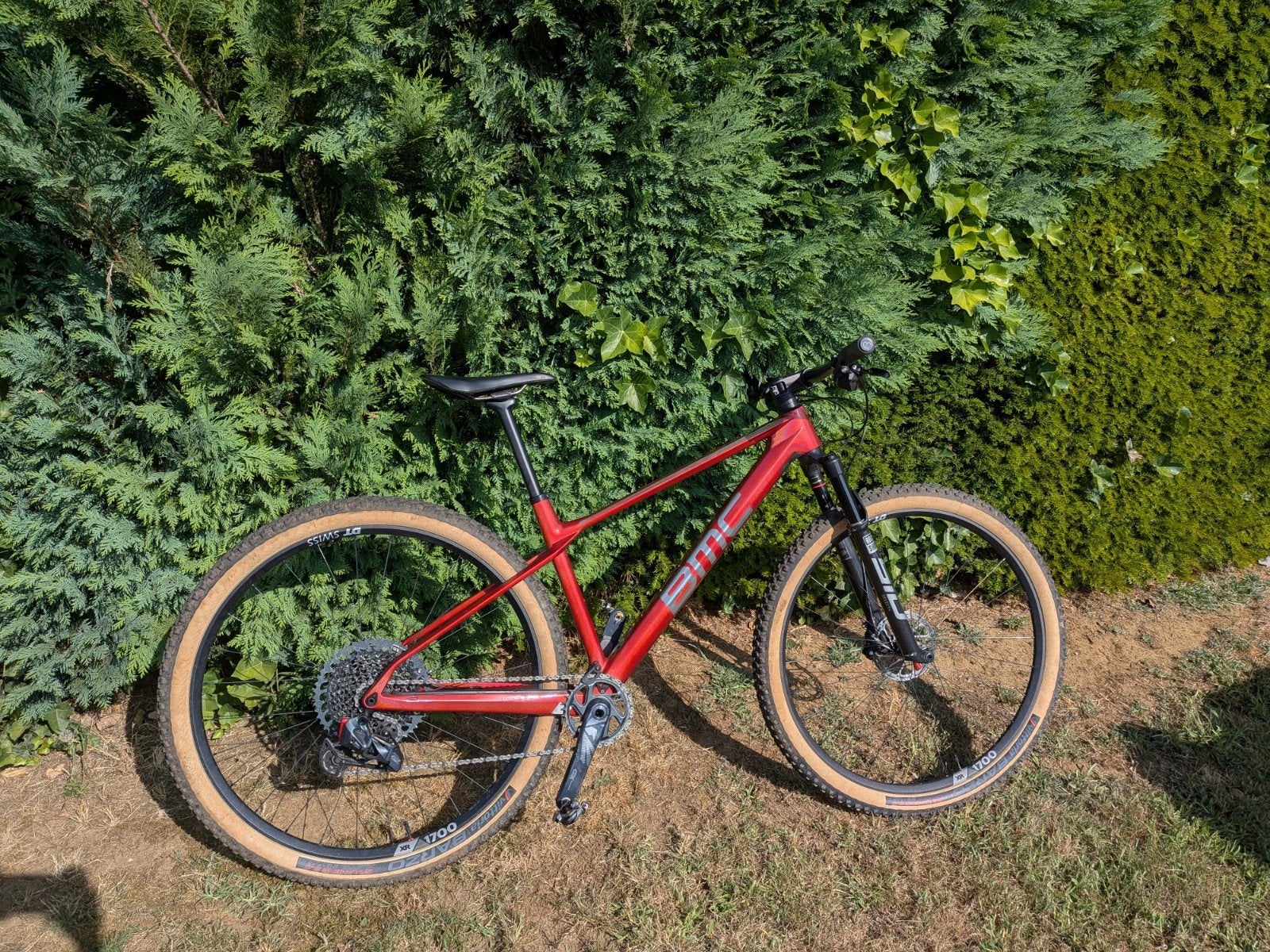 mountainbike BMC twostrokes Carbon rood, Fietsen en Brommers, Ophalen, Zo goed als nieuw, 24 inch of meer
