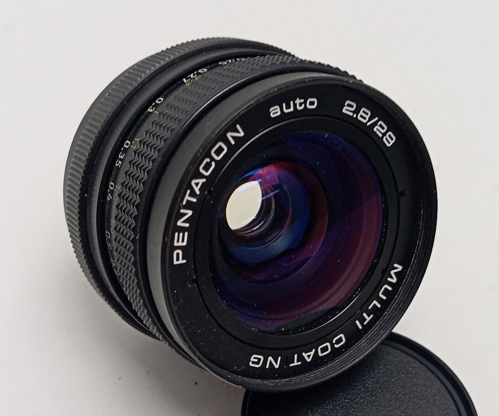 FOTOLENS PENTACON AUTO 2.8/29 M42 fitting, Audio, Tv en Foto, Fotocamera's Analoog, Ophalen of Verzenden, Zo goed als nieuw, Canon