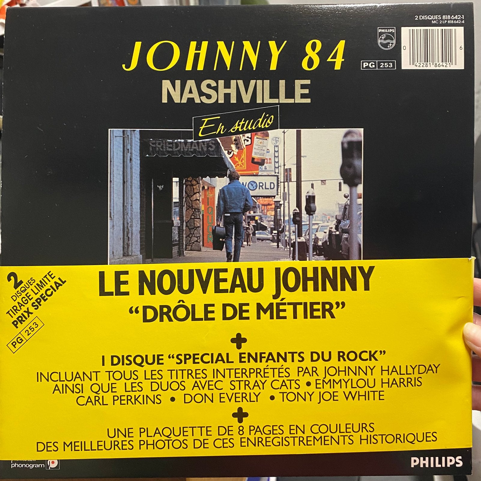 Coffret 2LP Johnny 84 Nashville - État Near Mint, Coffret, Enlèvement, Coffret