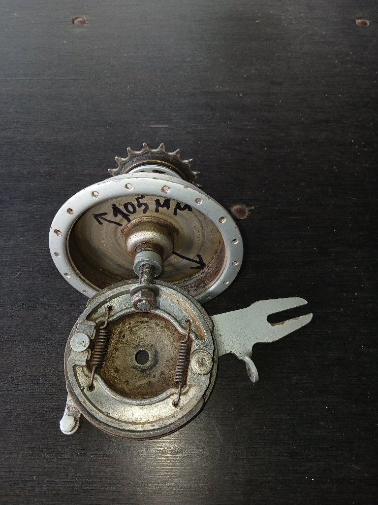 Oldtimer lichte motofiets naaf 98cc 1950, Enlèvement ou Envoi, Utilisé