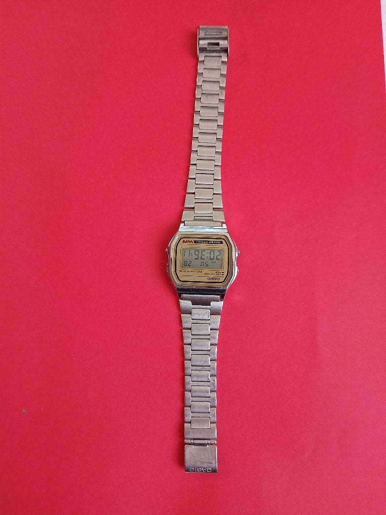 Montre-bracelet Casio, Ophalen, Vintage, Zo goed als nieuw, Metaal