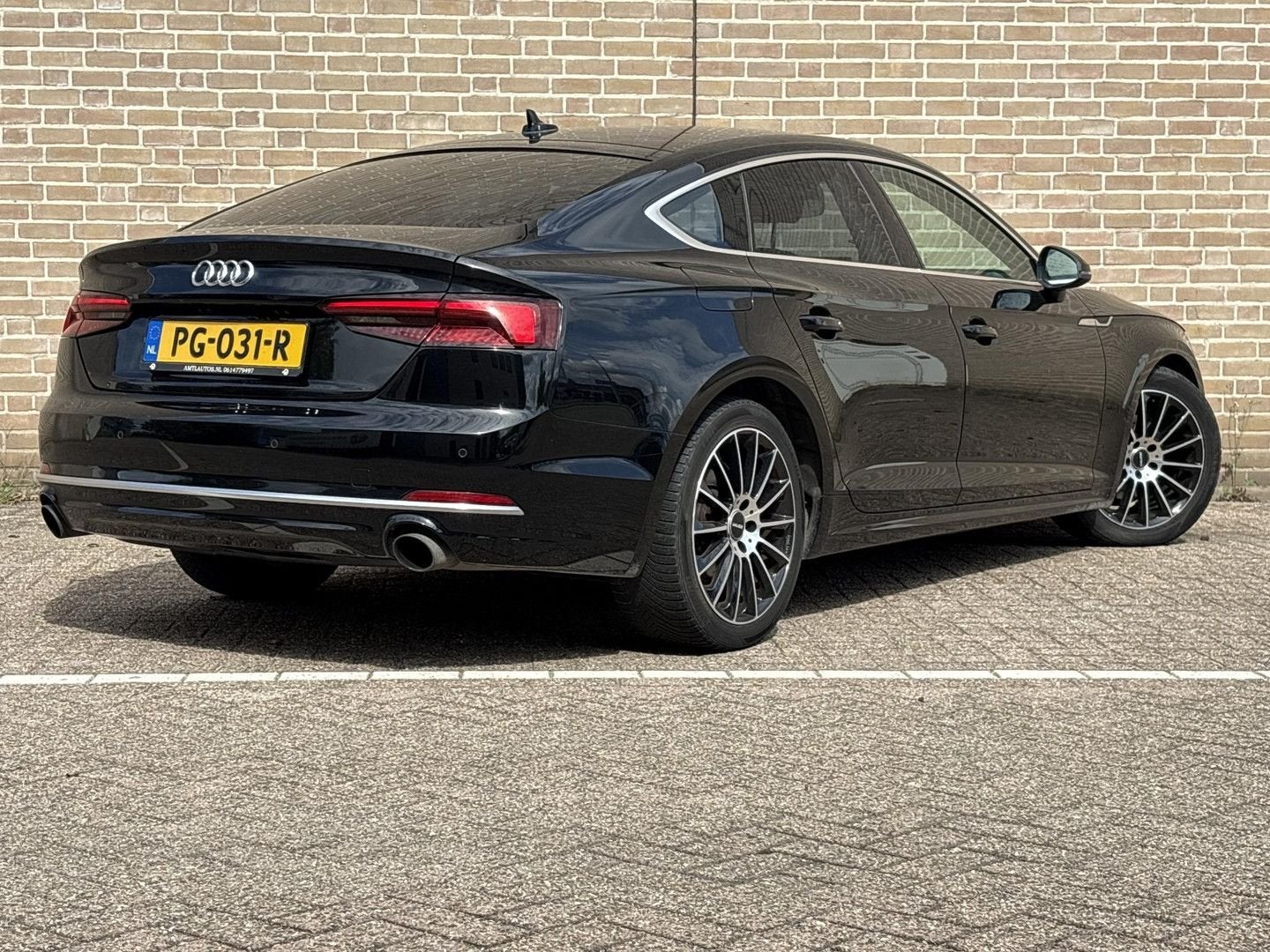 Audi A5 Sportback 2.0 TFSI Sport Automaat | € 13.200,- NETTO, Auto's, Audi, Automaat, Zwart, Zwart, Bedrijf