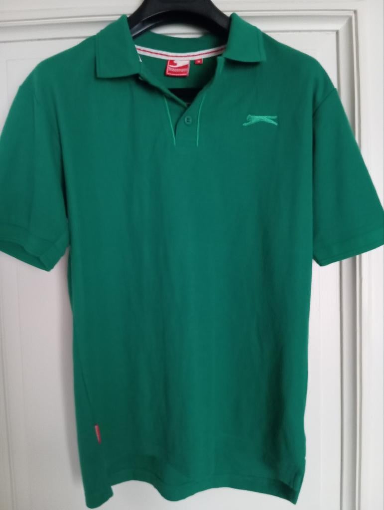 Slazenger - groene polo, M, Ophalen of Verzenden