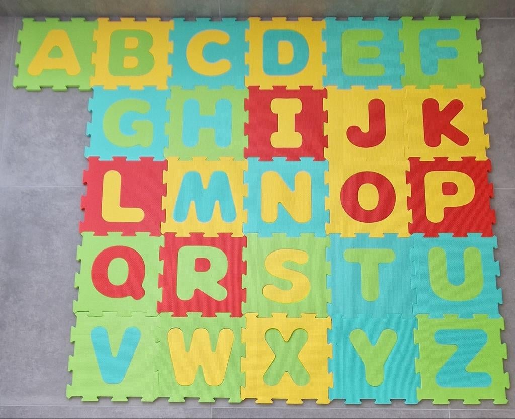 Speelmat alfabettegels, Kinderen en Baby's, Ophalen, Zo goed als nieuw
