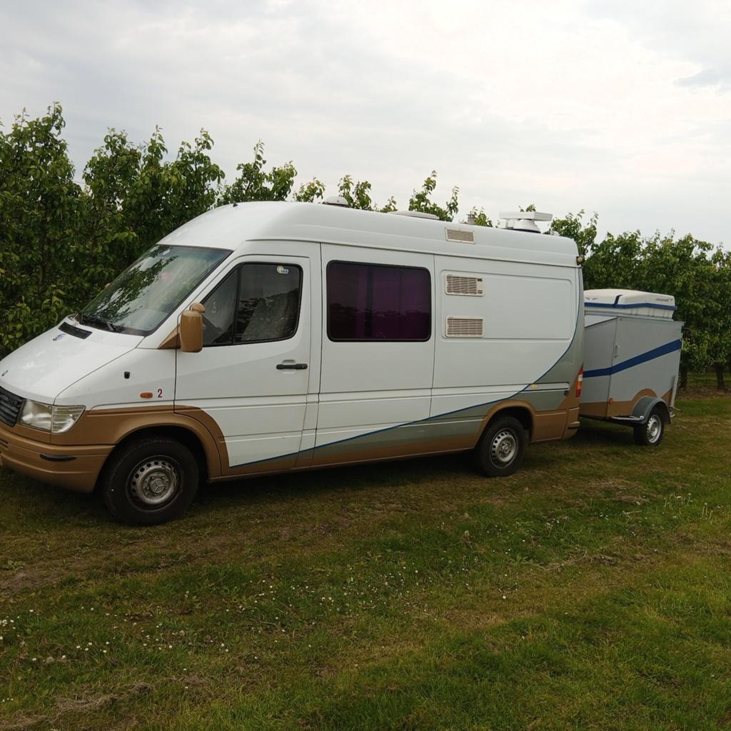 Mobil-home Mercedes Sprinter, approuvé à la vente ! ! !, Réfrigérateur, Siège standard, Boîte manuelle, Top case