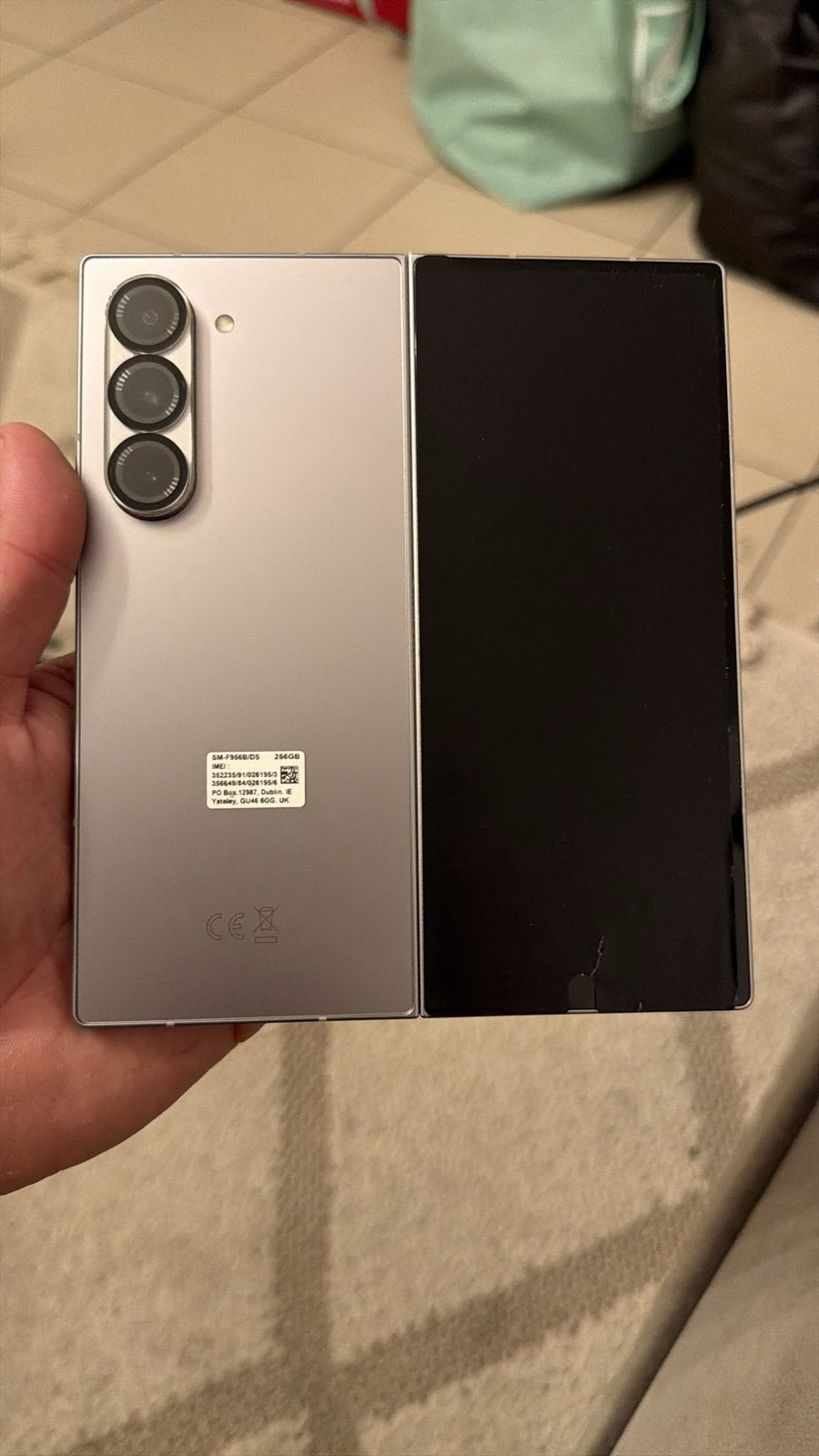 Samsung Z Fold 6, Télécoms, Téléphonie mobile | Samsung, 10 mégapixels ou plus, Comme neuf, Enlèvement, Sans abonnement