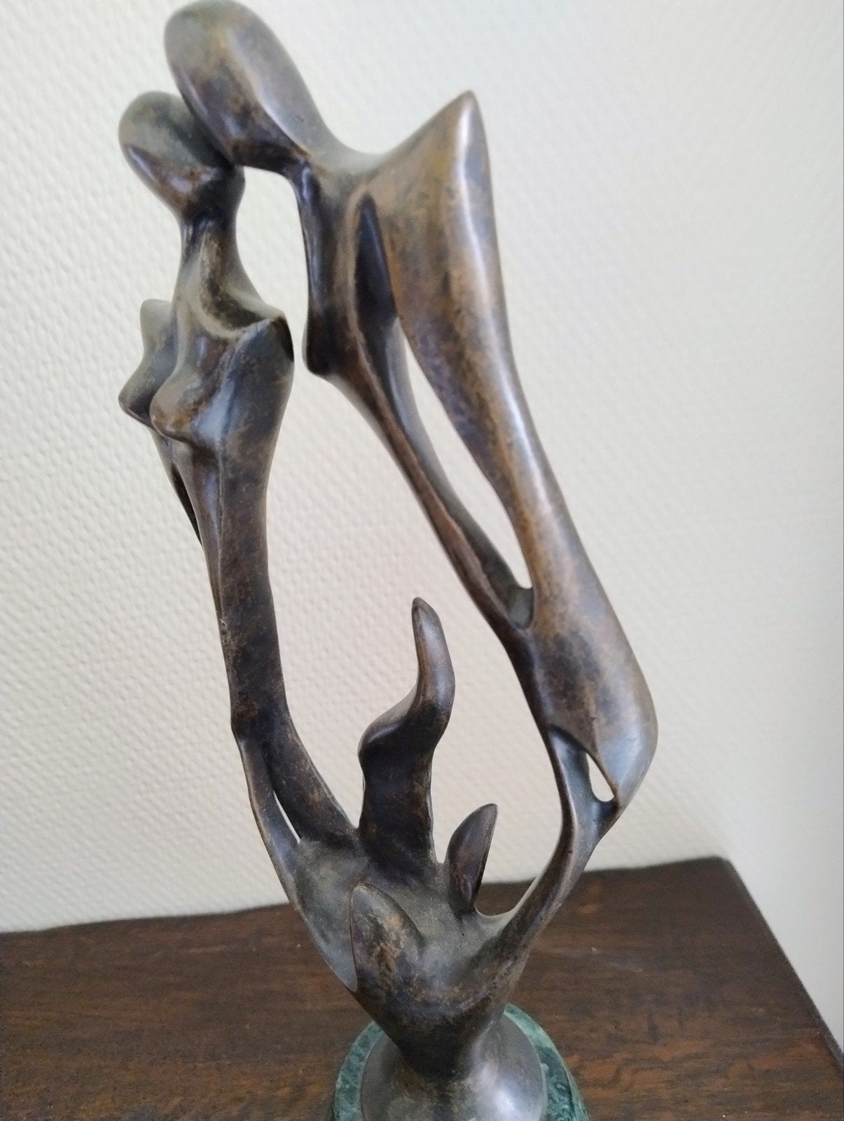 statue en bronze, Sur socle, Brons, Enlèvement, 20 - 50 cm