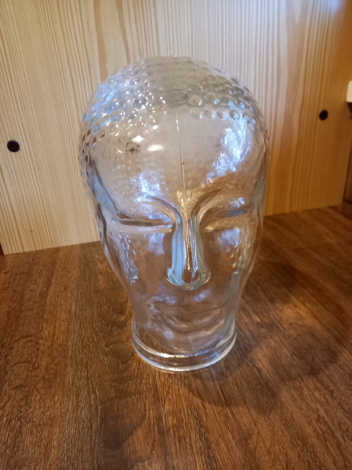 Vintage glazen hoofd, Verzamelen, Ophalen