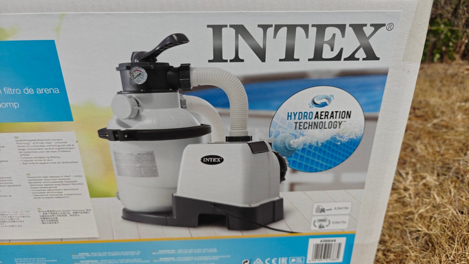Intex zandfilter pomp, Tuin en Terras, Ophalen, Zo goed als nieuw, Filter