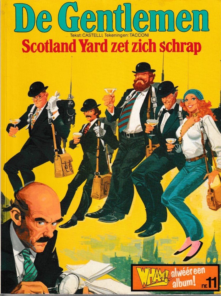 Zes strips De Gentlemen - volledige reeks., Verzenden