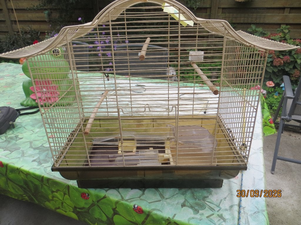vogelkooi en toebehoren, Enlèvement, Utilisé, Métal, Cage à oiseaux