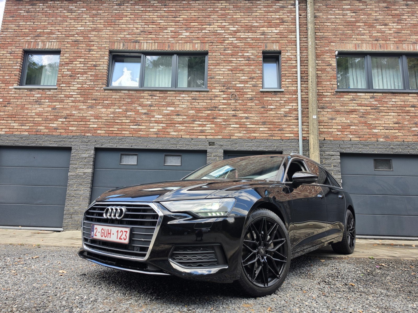audi a6 2019, Auto's, Automaat, Zwart, Particulier, 150 kW