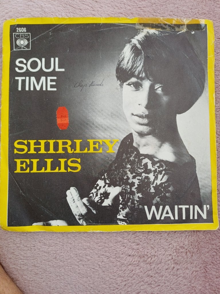 Shirley Ellis ‎– Soul Time / Waitin'  1967    SOUL Zeldzaam, CD & DVD, Vinyles Singles, Utilisé, Autres types, R&B et Soul, Enlèvement ou Envoi