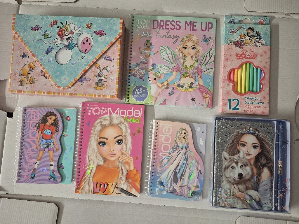 Diddl briefpapier, Topmodel boekjes, Diddl geurpotloden, Collections, Diddl, Enlèvement, Diddl, Neuf, Autres types