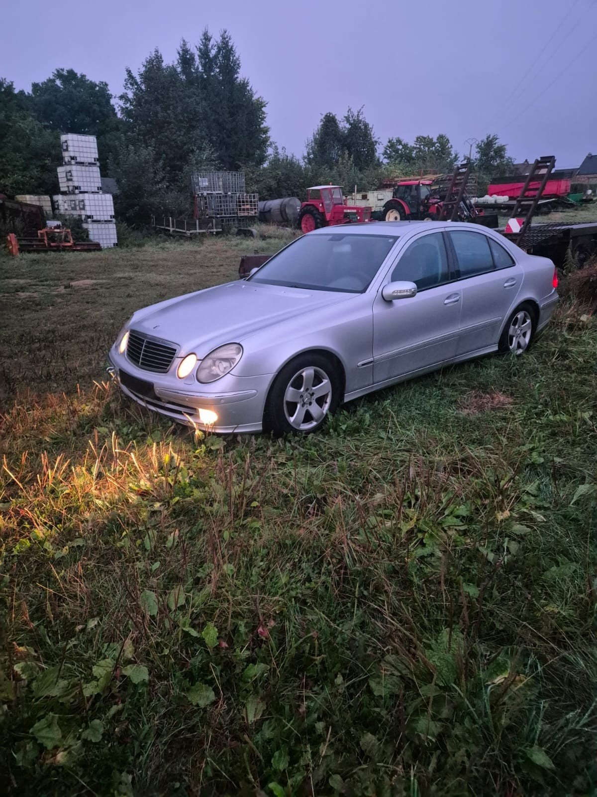 Mercedes 220cdi, Autos, Cuir, Argent ou Gris, Achat, Noir