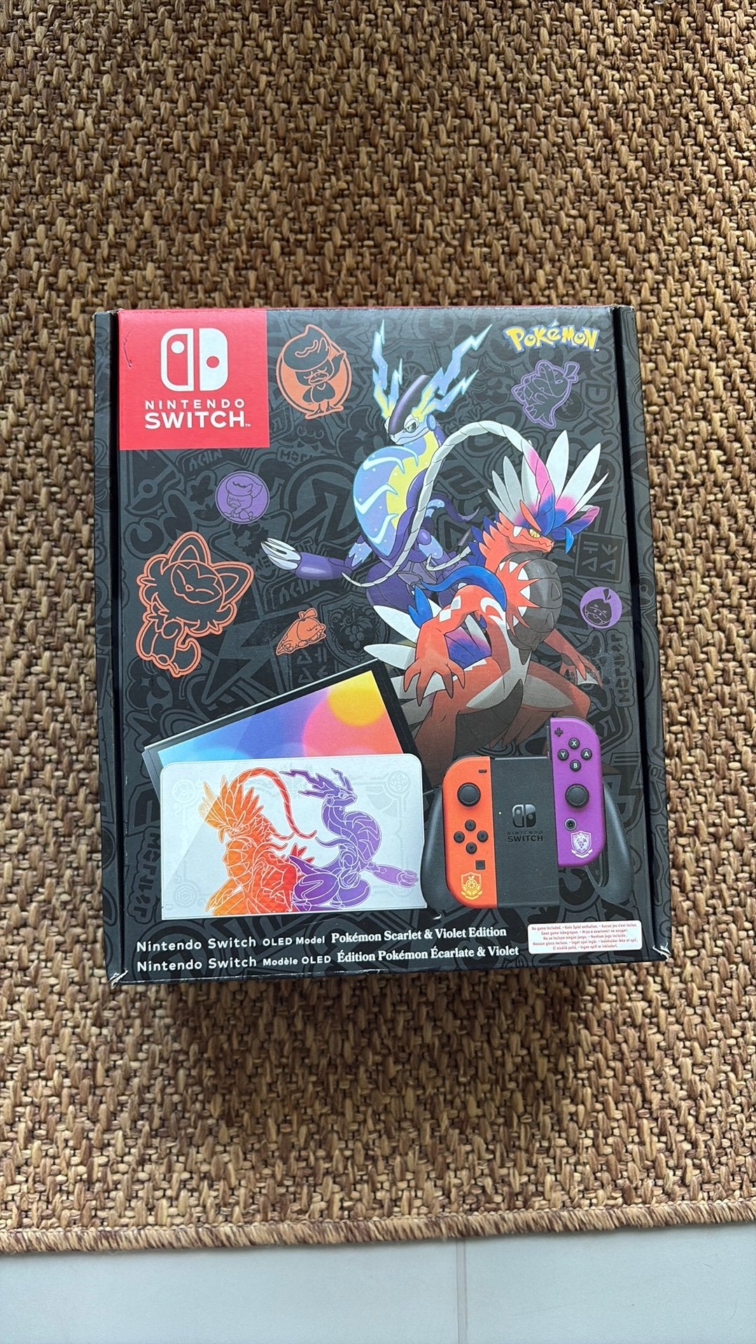 Nintendo Switch OLED Pokémon Scarlet & Purple Edition, Ophalen, Zo goed als nieuw, Switch OLED