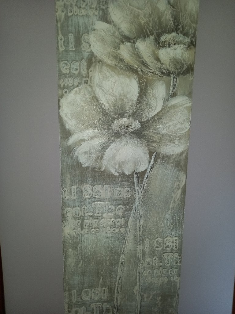 Cadre fleurs, Antiquités & Art, Art | Peinture | Classique, Autres techniques, Enlèvement, Autres styles, Toile