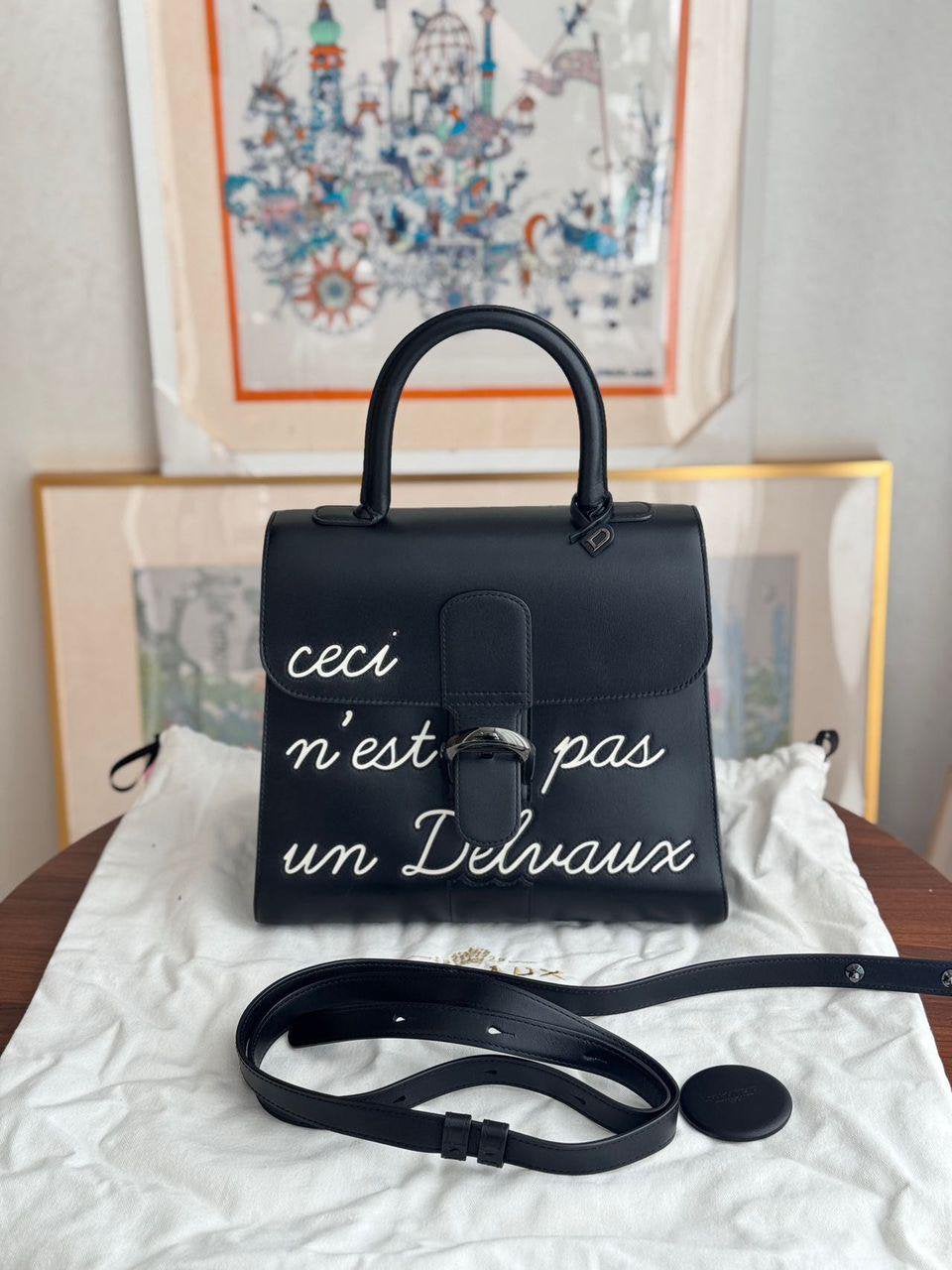 Delvaux L’Humeur MM, Handtassen en Accessoires, Ophalen, Zo goed als nieuw, Handtas