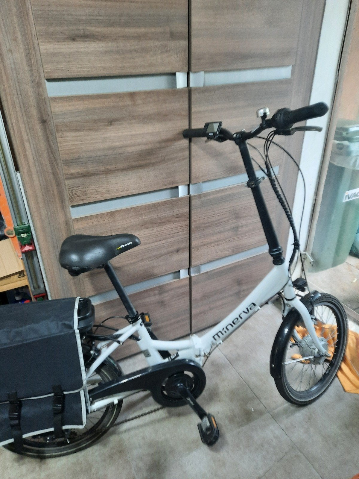 Minerva electrische fiets (display werkt niet), Enlèvement, Utilisé, Totalement pliable, Autres marques