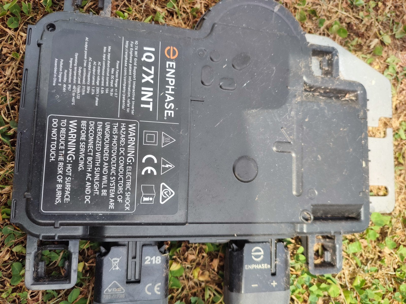 Enphase IQ 7X INT micro omvormers, Ophalen, Gebruikt