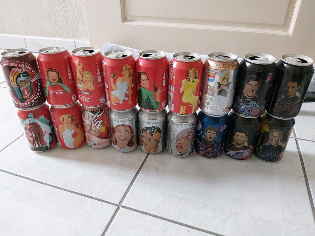 Gratis retroblikjes Cola, Verzamelen, Ophalen