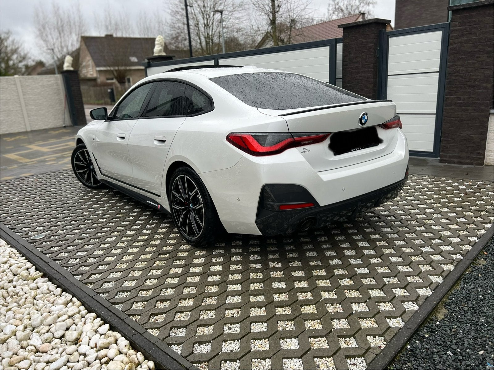 Bmw Grand Coupe 420i M-Pack 1ste eigenaar, Dealer onderhouden, Wit, Leder, Berline