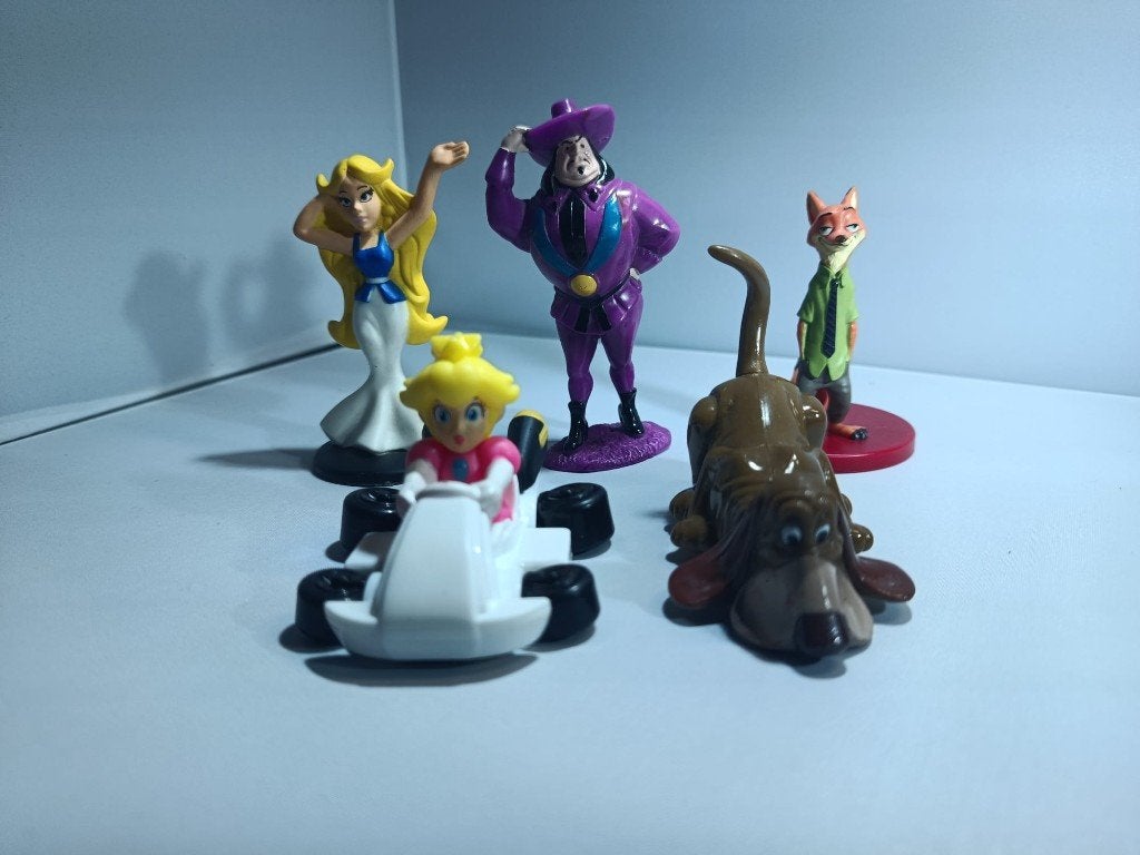 Set van 5 vintage en moderne McDonals/Burger King-figuren, Ophalen of Verzenden, Gebruikt, Fantasy