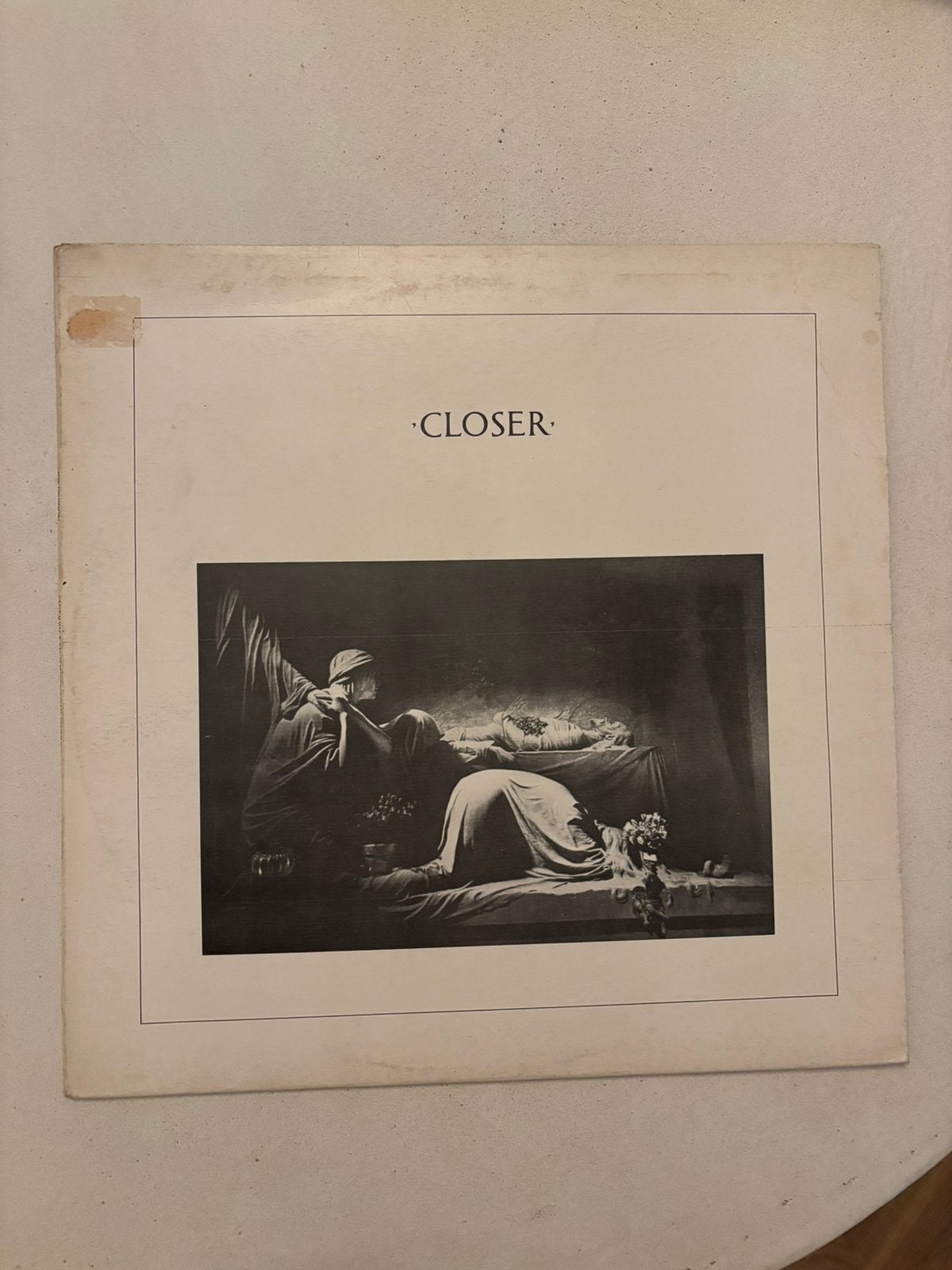Lp 1981 misprint IT joy division - closer vinyl vg+ OG inner, Ophalen of Verzenden, LP