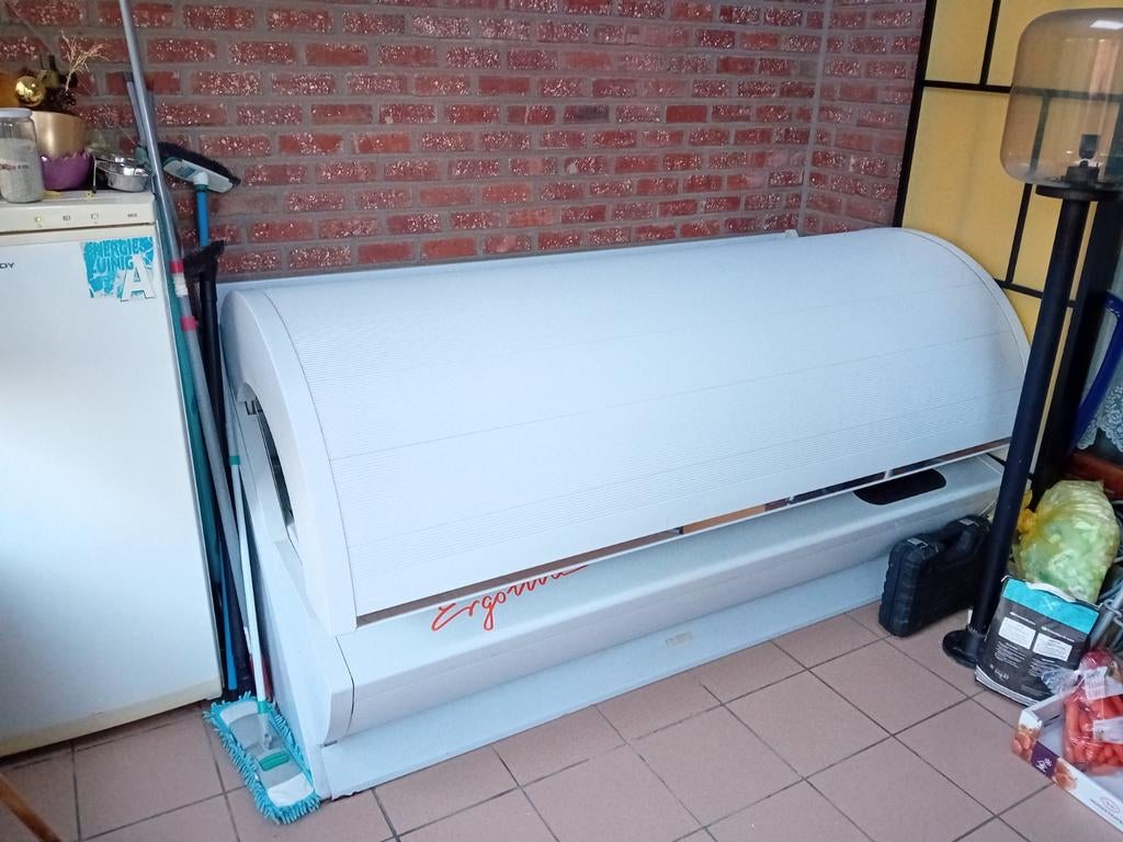 Professionele zonnebank ergoline, Ophalen