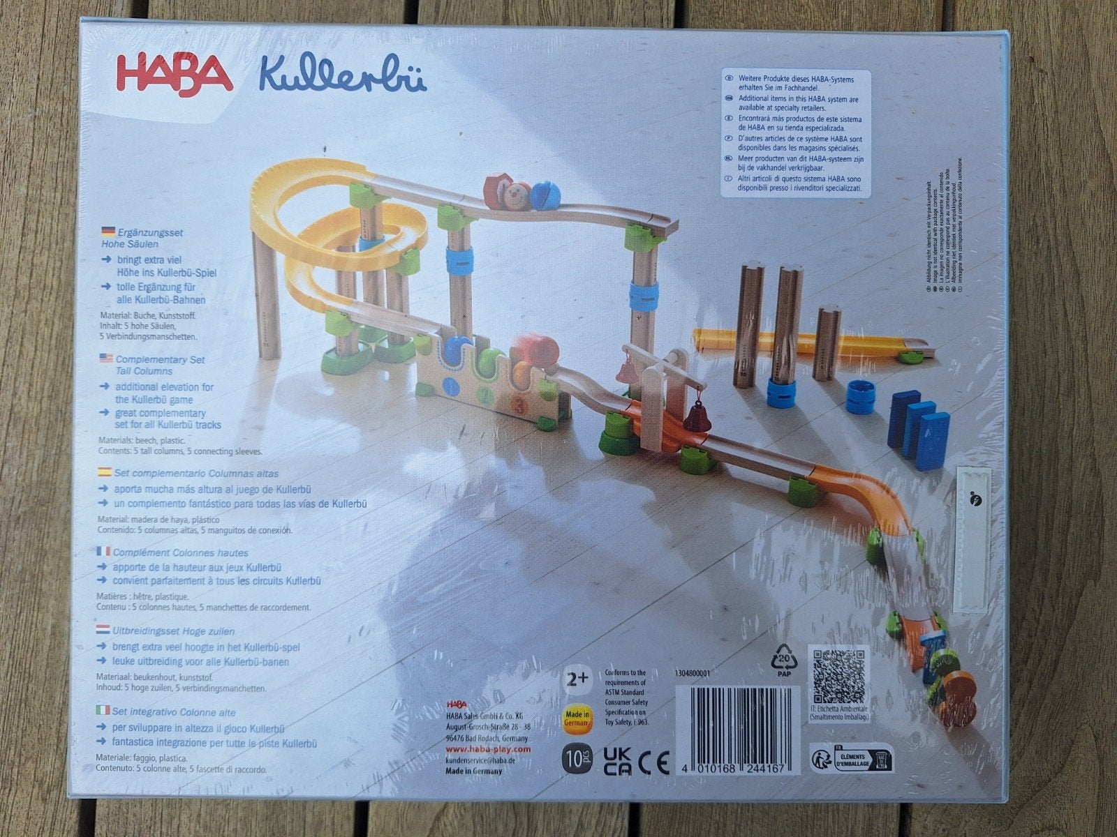 HABA Kullenbü - uitbreidingsset hoge zuilen, Kinderen en Baby's, Ophalen, Nieuw, Bouwen