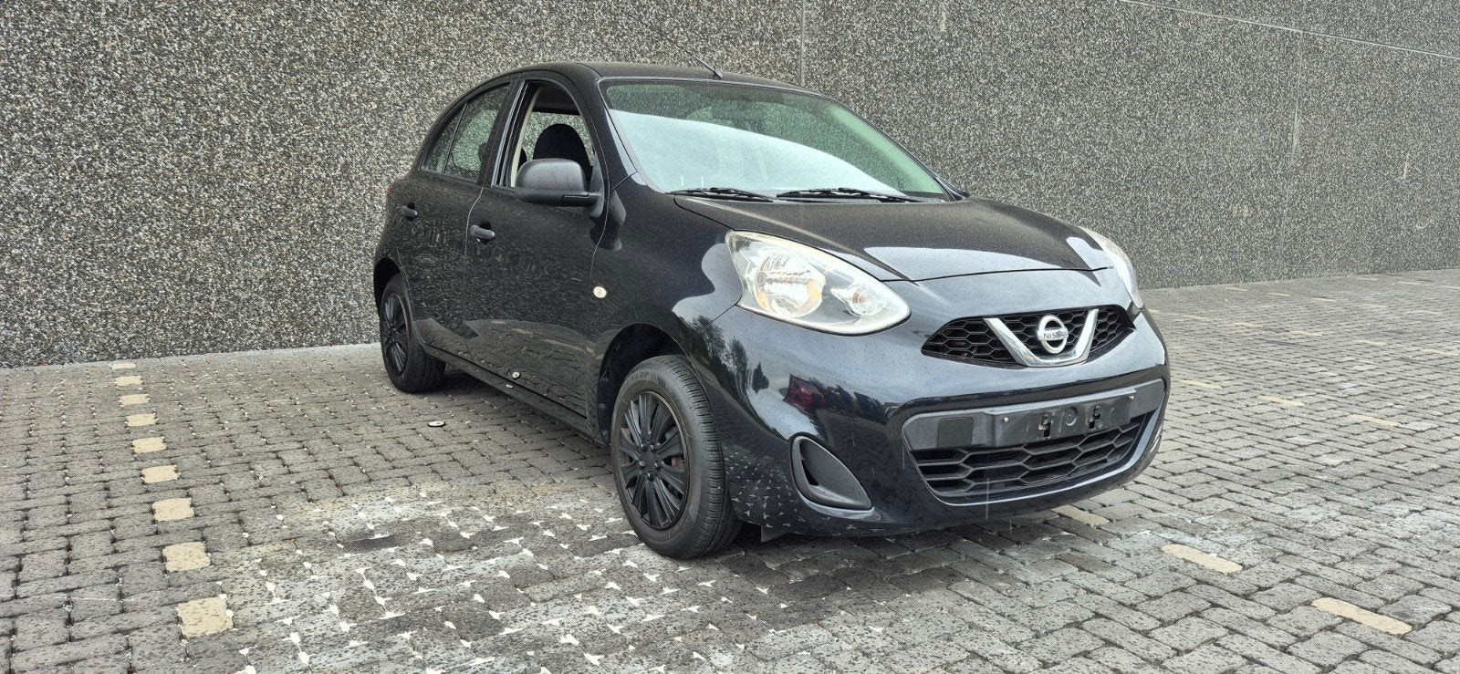 Nissan Micra 1.2i *met groot ONDERHOUD*, Electronic Stability Program (ESP), Zwart, Handgeschakeld, 5 deurs