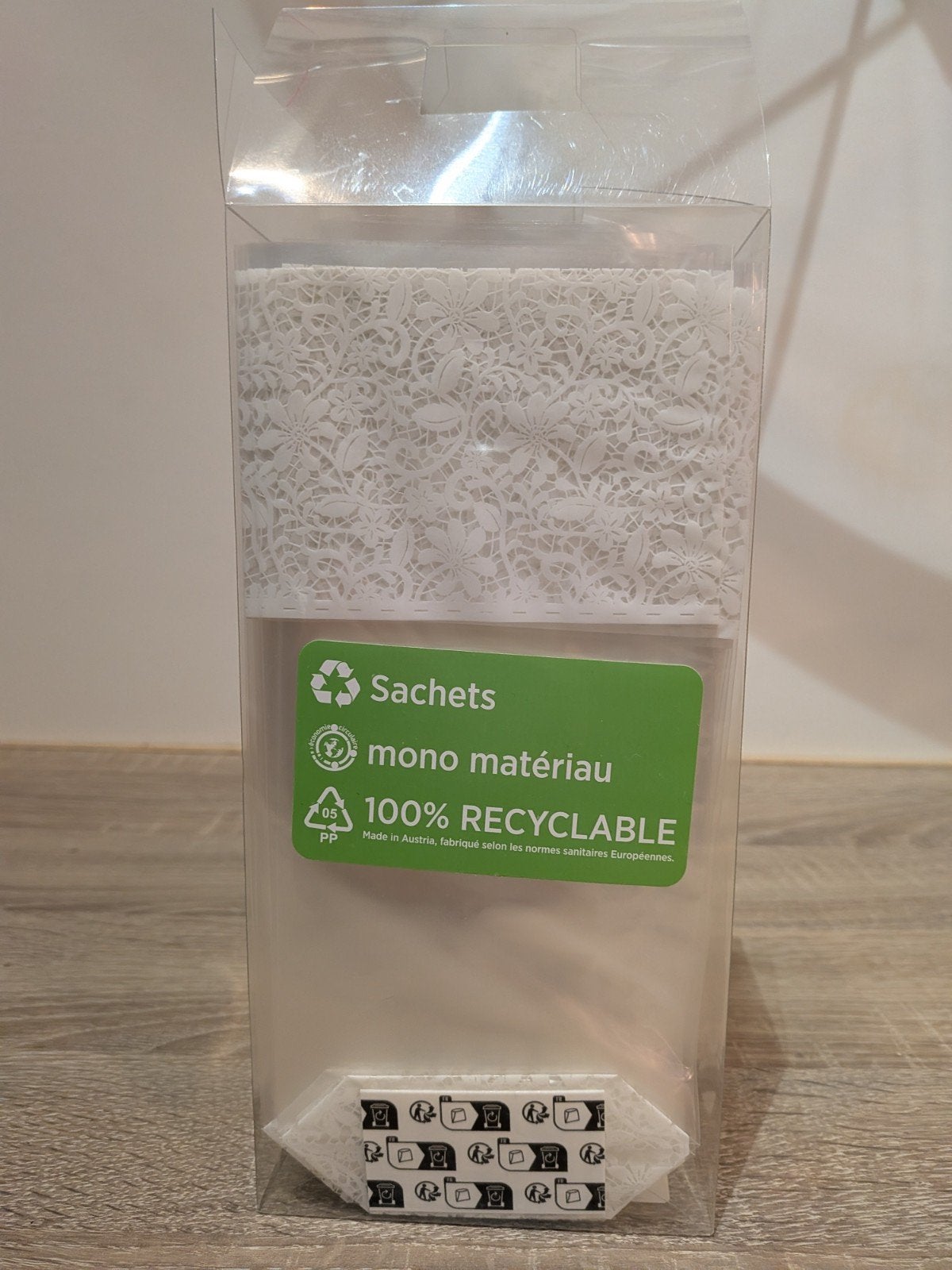 100 sachets emballage alimentaire transparent, Enlèvement ou Envoi