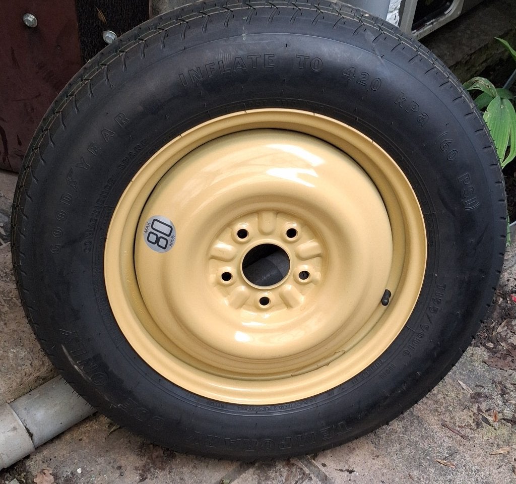 Roue de secours Mitsubishi SUV, Neuf, 155 mm, 16 pouces, Véhicule de tourisme