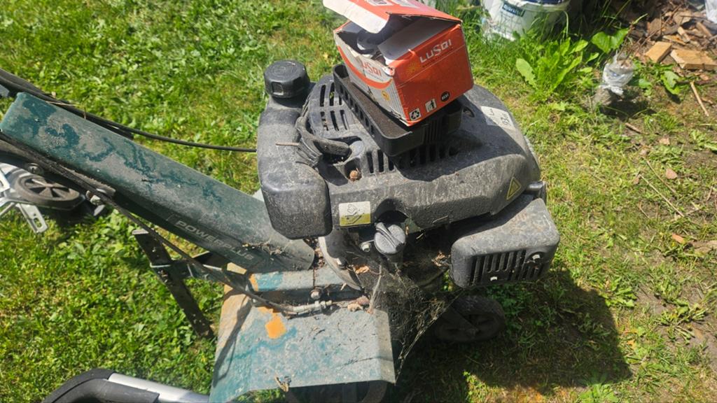 Tuin, Tuin en Terras, Bladblazers, Ophalen, Benzine, Gebruikt, Met zuigfunctie