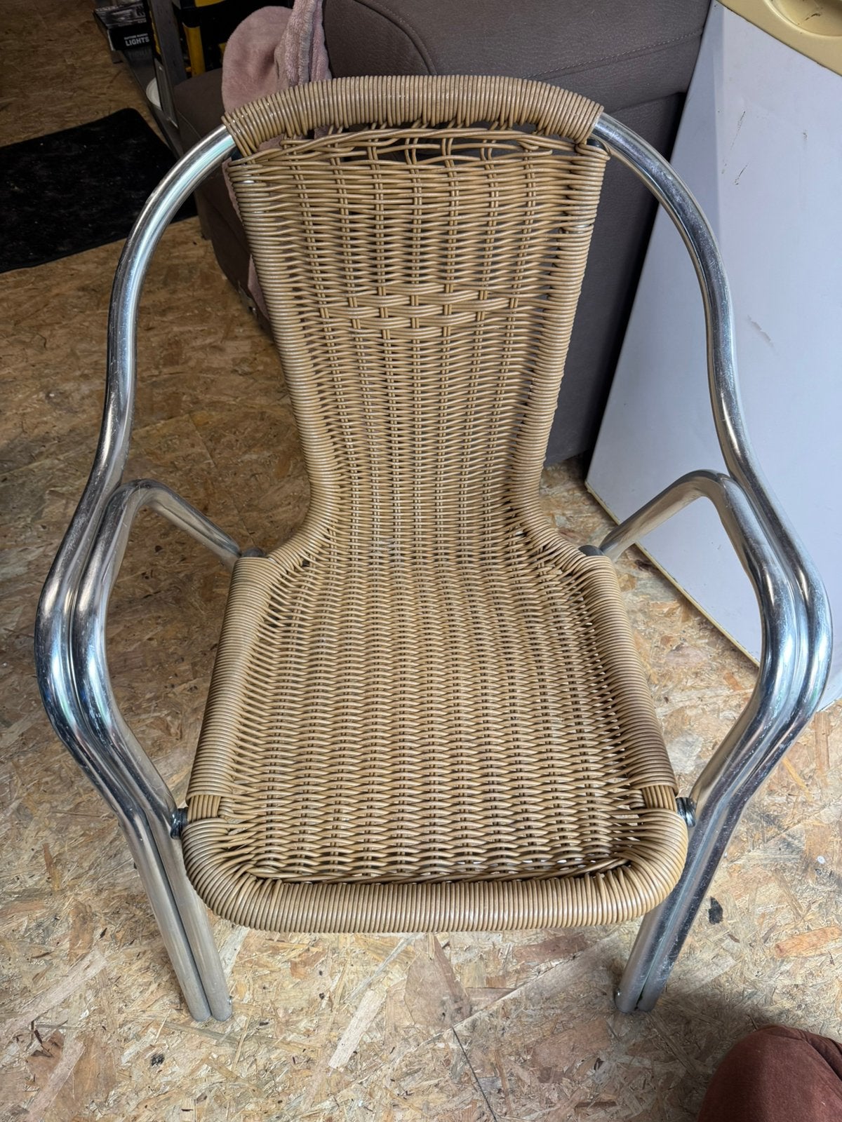 Terras stoelen 9 stuk, Ophalen of Verzenden, Gebruikt